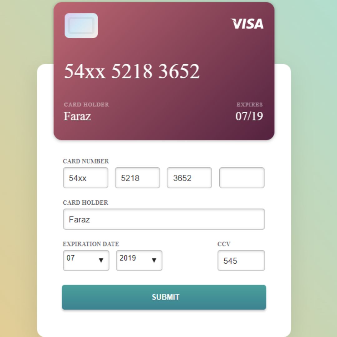 build your own credit card using html css and javascript.jpg